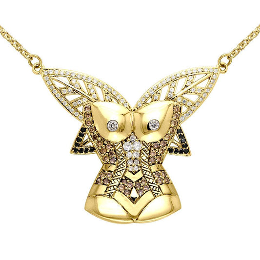 A body worth of gold ~ Dali-inspired fine Solid Gold Jewelry Necklace GNC215 - Jewelry